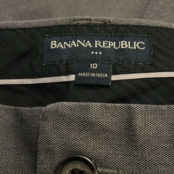 Banana Republic Martin Gray Flare Pants Tailored Elegance - Picture 6 of 7